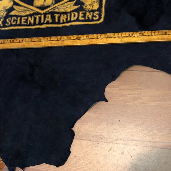 U.S. Naval Academy Dyed Leather Pennant Circa 1930’s - Picture 5 of 9